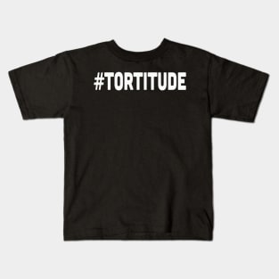 Tortitude | For Tortie Cat Parents Kids T-Shirt